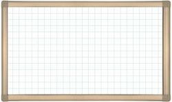 Aluminum Frame Whiteboard With Grey Hatchings