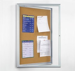 Lockable Bulletin Board