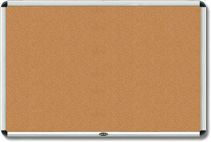 Cork Bulletin Boards With Aluminium Frame